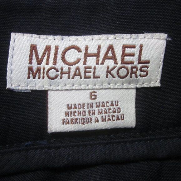 Michael Kors Womens Size 6 Navy Blue Mini Pencil Skirt NEW & Unworn Perfect Cond - Picture 2 of 10
